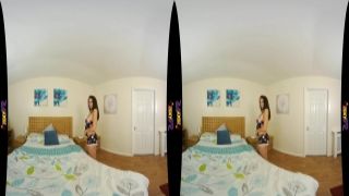 Skinny chick plays with glass toy serene siren demi hawks
