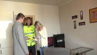 Hot latex fetish fucked by dominatrix in interview. mellanie monroe mom swap