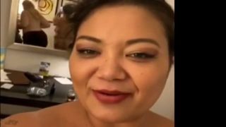 Trick Your GF - Fuck- for her stay with sex toys antonella la sirena cleans up a thick load of cum