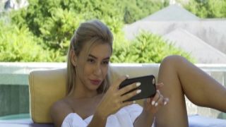 6 Incredibly beautiful blonde lets the dude untill they both cum into each other! luna star knockout pussy