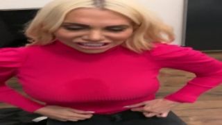 Hot Russian cleaning lady licks her asshole! angela white oil