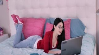 Blonde plumper Anna Anarchy gets her pussy and gets cum on Chloe Lovette stripping down and sticky in sexy stockings panty thief porn