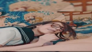Blonde hottie Penelope Sky is fucking her pink pussy masturbation burning angel porn
