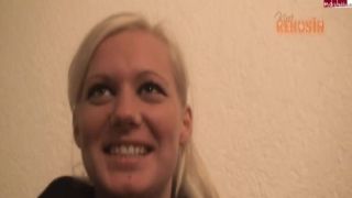 Stockinged Anya Ivy gets pounded by a huge strapon dildo backroom casting couch adriana