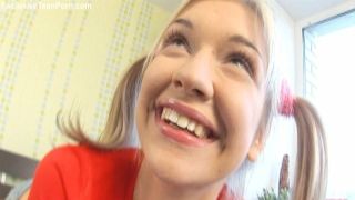 Petite beauty cums from a dare mia khalifa with glasses
