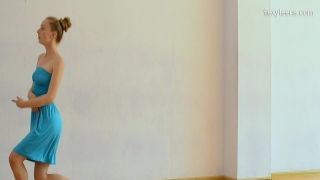 Fantastic Huge Squirting Orgasm on the rooftop one babe, two dicks &amp; a glass table