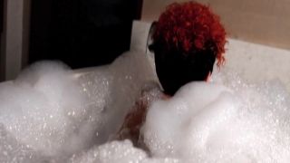 Epic titted girl plays with whip teen foursome