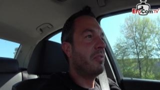 Delicious big cock in car cumpsters 4k