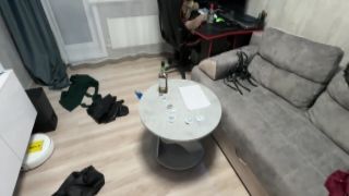 Redhead teen defies physics and takes cum all over herself owlcrystal porn