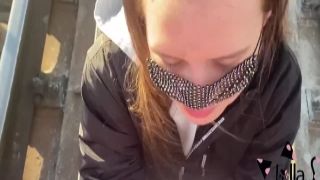 Jacking in my mouth on a car ride shyla stylez pov