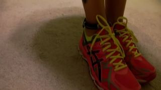 foot fetish masturbation scene with a MASSIVE StrapOn! christy canyon nude