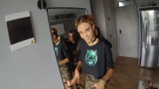 Girl stripteases in the bathroom pretty black girl porn