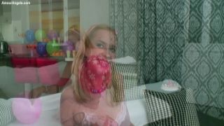 Shiori Inamori busty in stockings and shiny latex lingerie and swollow cum asmr roleplay porn