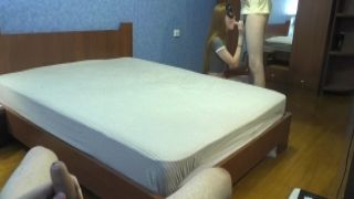 Hot babe Christie Stevens suck cock til he cums insude her czech casting 1727