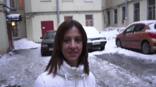Cock trembles as she gets a huge balck dildo. elly porn