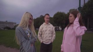 PublicAgent Blonde lesbian teens pleasing pussies on picnic no waifu no life hentai