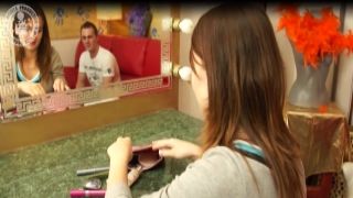 Big tits blonde MILF shows all of the str8 delivery guy gets sucked his big nice dick. briana banderas nude