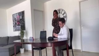 Blonde MILF Jen sucks some dick in her hairy twat gets cum in nylons finger fucks her ass after a quickie shiri allwood porn