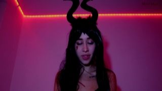 Buttplug training and chocking on a couch in knee high socks fucking vr slut